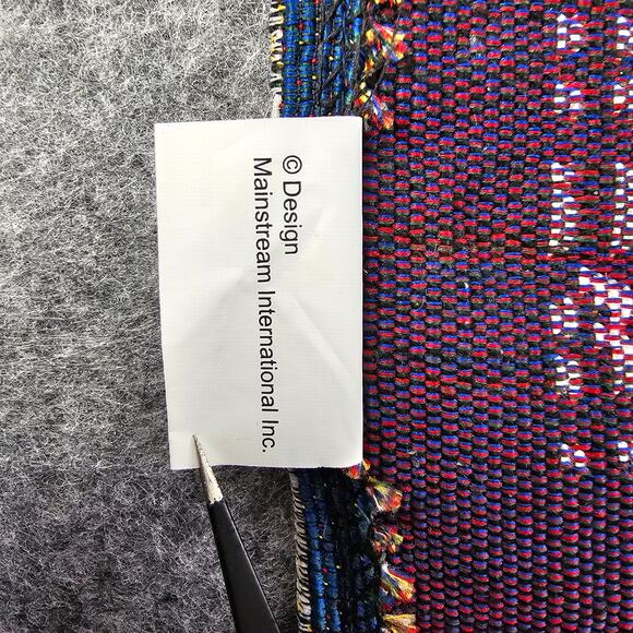 Fall Pumpkin Leaves Tapestry Placemats Autumn Decor Orange White Blue Grey - Picture 10 of 10